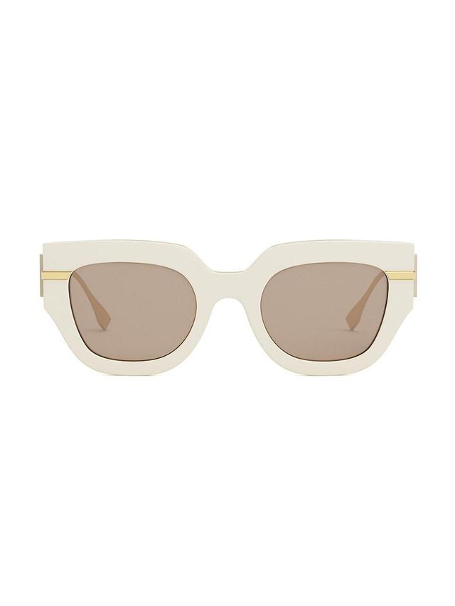 Mens Fendigraphy 52MM Square Sunglasses Product Image