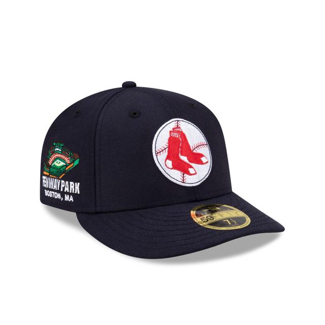 Just Caps Stadium Patch Boston Red Sox Low Profile 59FIFTY Fitted Hat Male Product Image