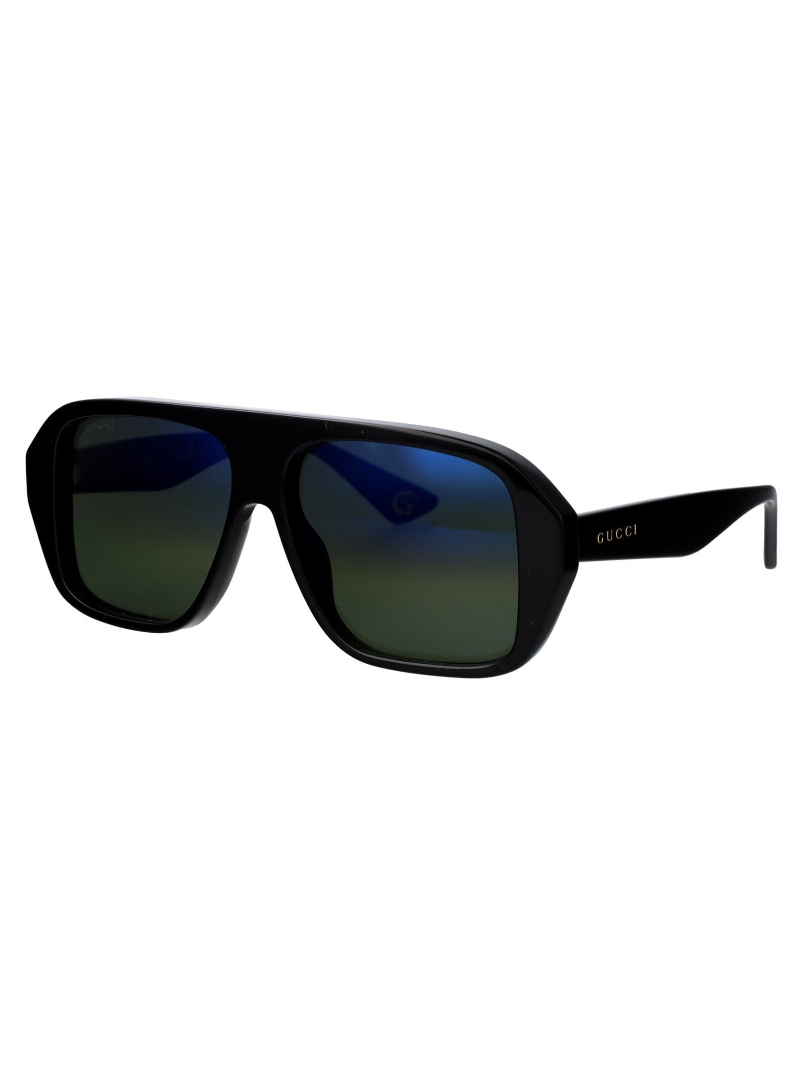 DOLCE & GABBANA Dolce And Gabbana Dark Grey Rectangular Ladies Sunglasses Dg6187 309487 53 In Blue Product Image