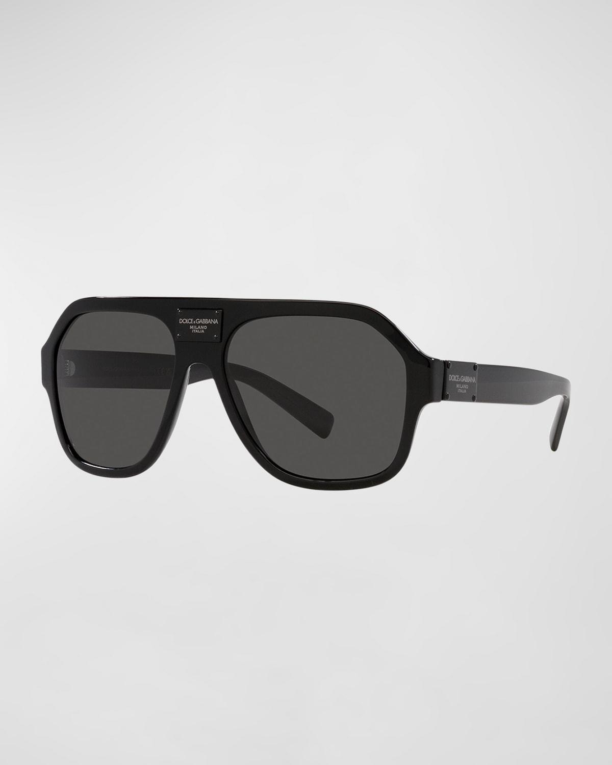 Mens 58MM Pilot Sunglasses product image