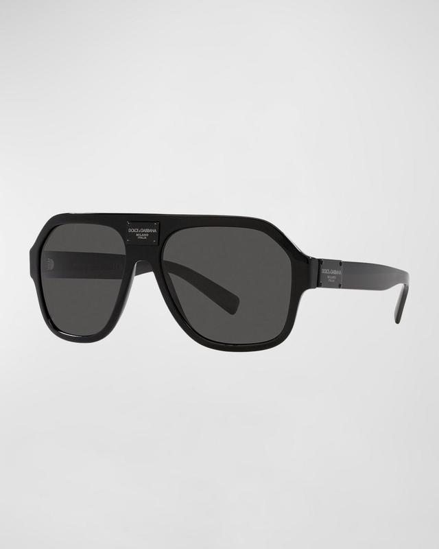 Mens 58MM Pilot Sunglasses Product Image