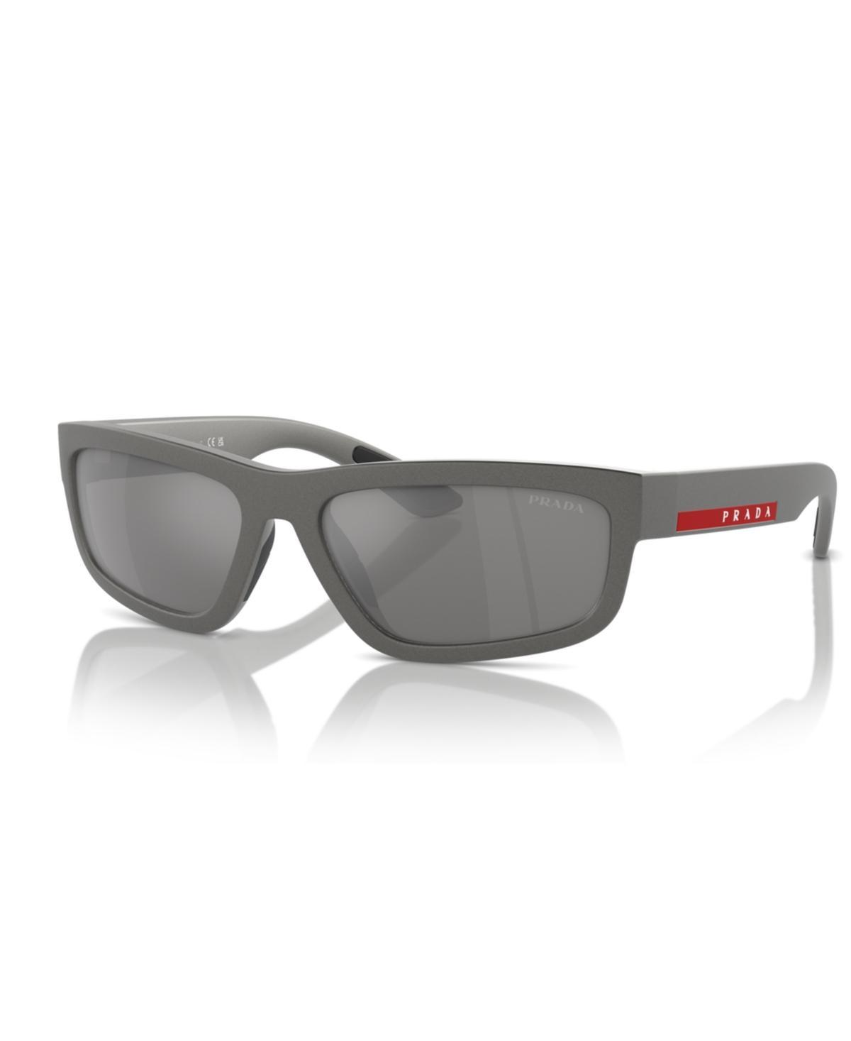 Mens Gancini Evolution Acetate Rectangle Sunglasses Product Image