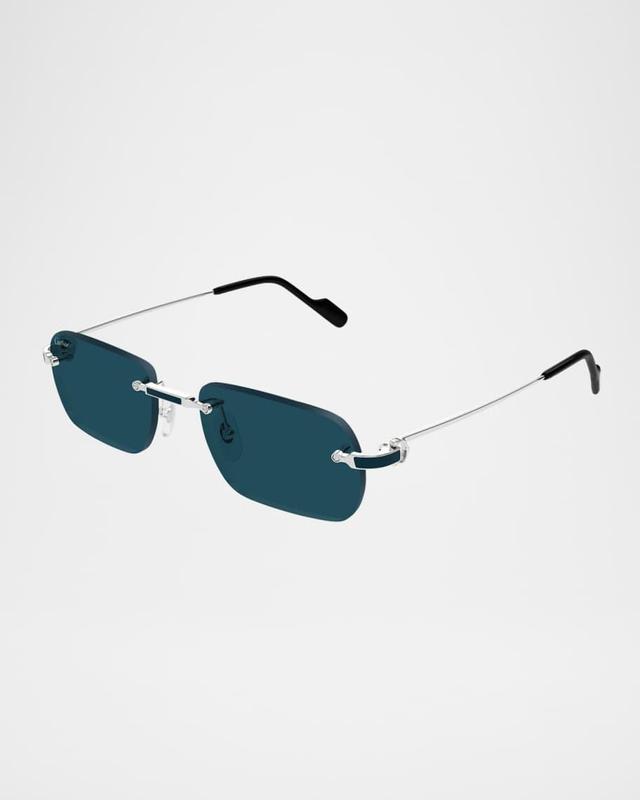 Men's Ct0498sm Nylon and Metal Oval Sunglasses Product Image