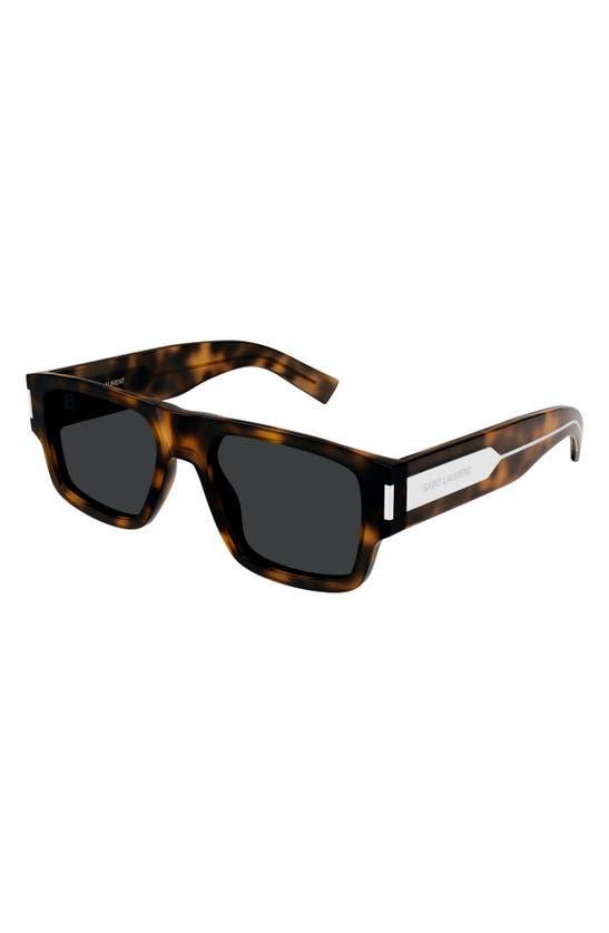 54mm Square Sunglasses In Havana Product Image