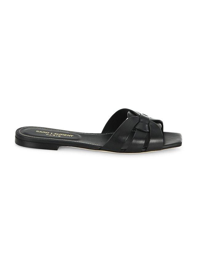Womens Tribute Leather Slides Product Image