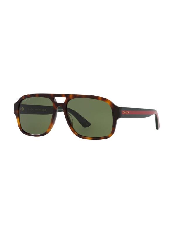 Mens ve4465 Versace Plaque Rectangle Sunglasses Product Image