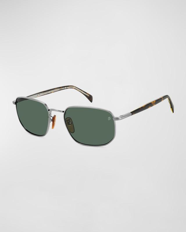 Mens 57MM Rectangular Sunglasses Product Image