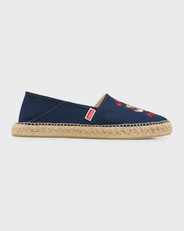 Mens Embroidered Logo Canvas Espadrilles Product Image