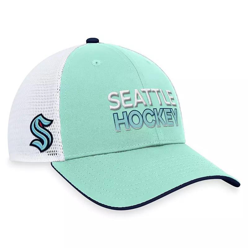 Mens Fanatics Branded Seattle Kraken Authentic Pro Rink Trucker Adjustable Hat Product Image