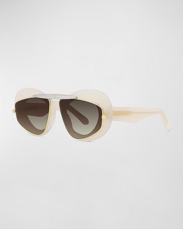 Loewe Double Frame 47mm Small Cat Eye Sunglasses Product Image