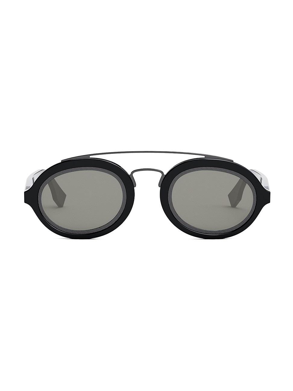 Mens FF Around 52MM Oval Sunglasses Product Image