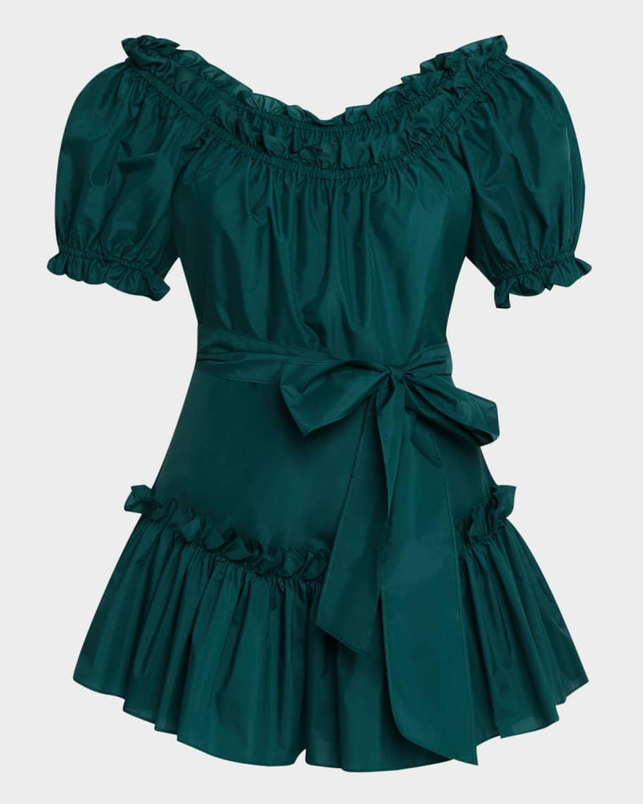 Estine Taffeta Mini Dress Product Image