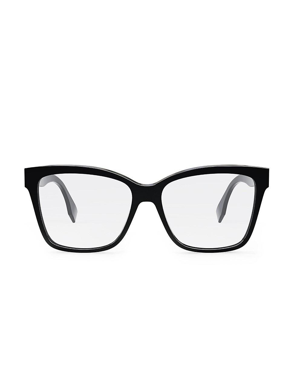 Womens OLock 55MM Square Optical Glasses Product Image