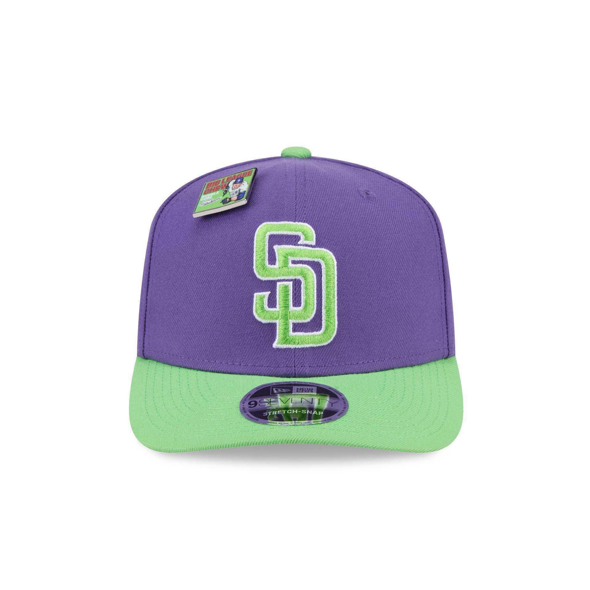 Big League Chew X San Diego Padres Swingin' Sour Apple 9SEVENTY Stretch-Snap Hat Male Product Image