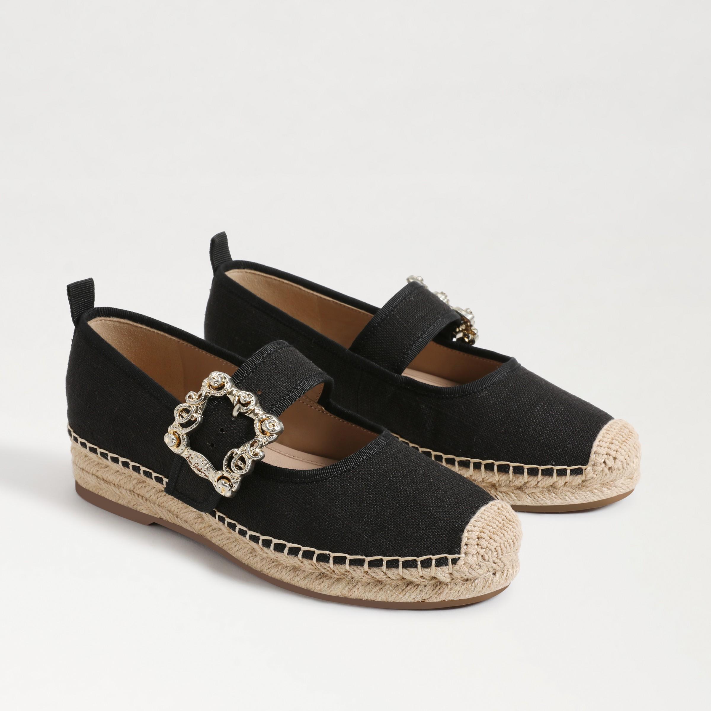 Sam Edelman Maddy Linen Mary Jane Espadrille Loafers Product Image