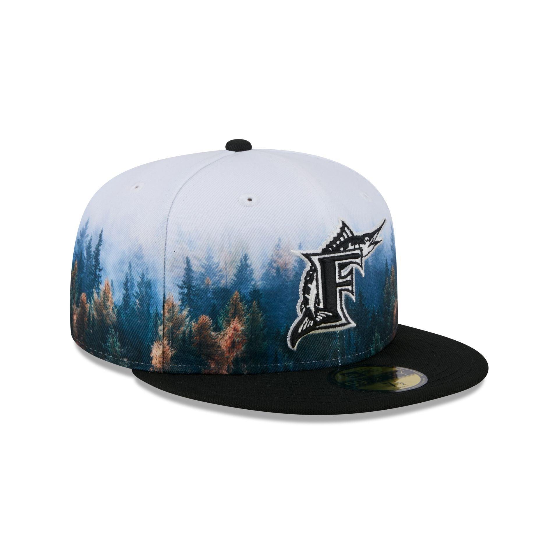 Miami Marlins Photoreal 59FIFTY Fitted Hat Male Product Image