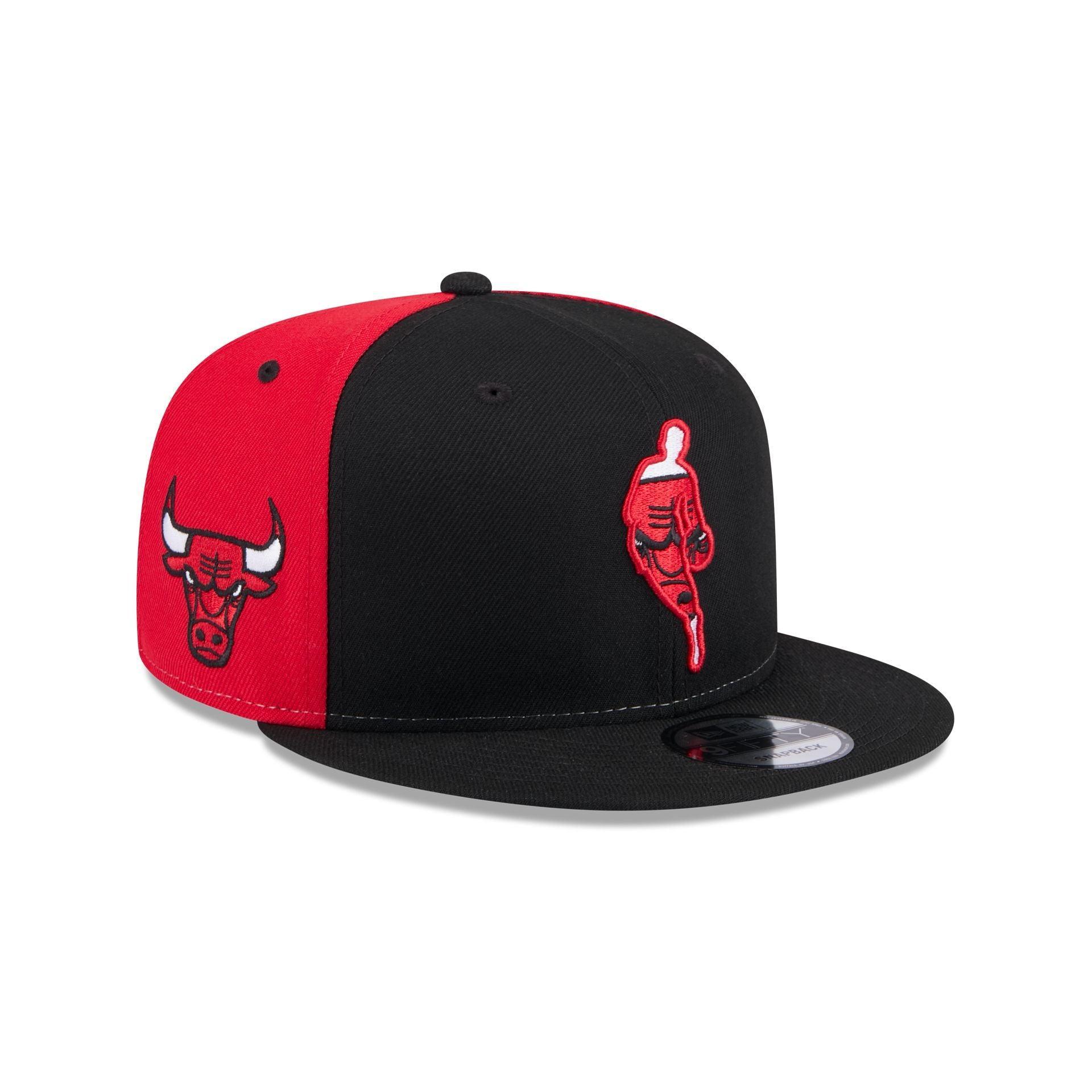 Chicago Bulls Front Logoman 9FIFTY Snapback Hat Male Product Image