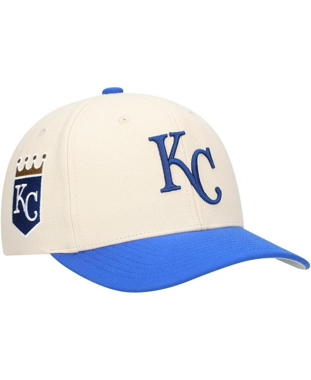 Mitchell & Ness Mens Cream Kansas City Royals Pro Crown Adjustable Hat Product Image