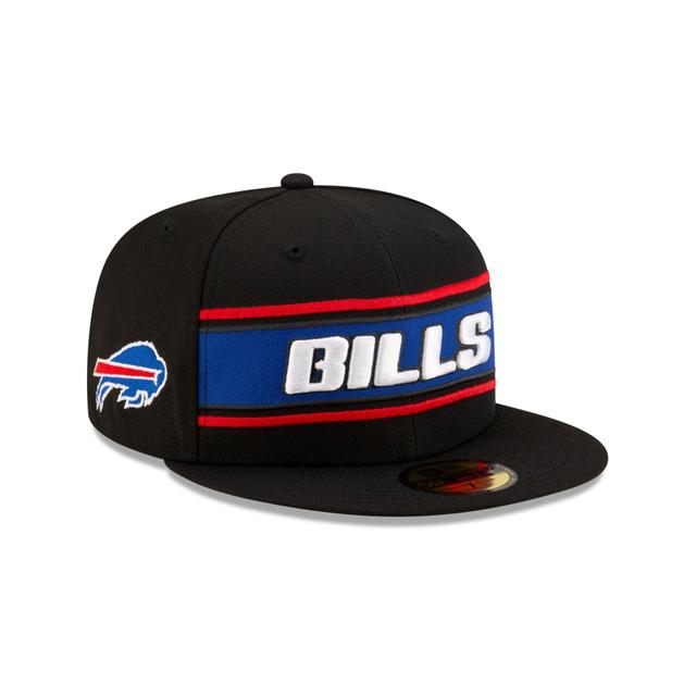 Buffalo Bills 2024 Sideline Black 59FIFTY Fitted Hat Male Product Image