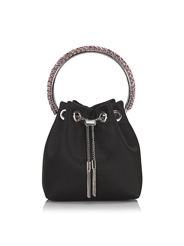 Womens Bon Bon Satin Bucket Bag Product Image