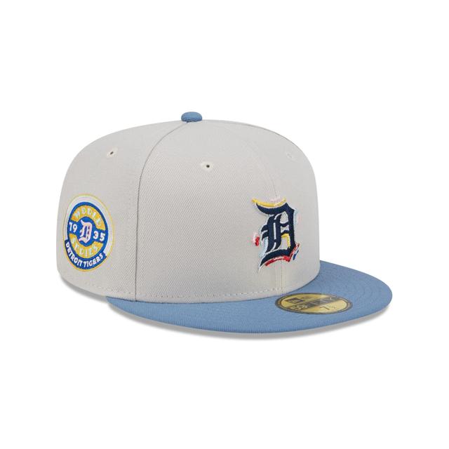 Detroit Tigers Color Brush 59FIFTY Fitted Hat Male Product Image