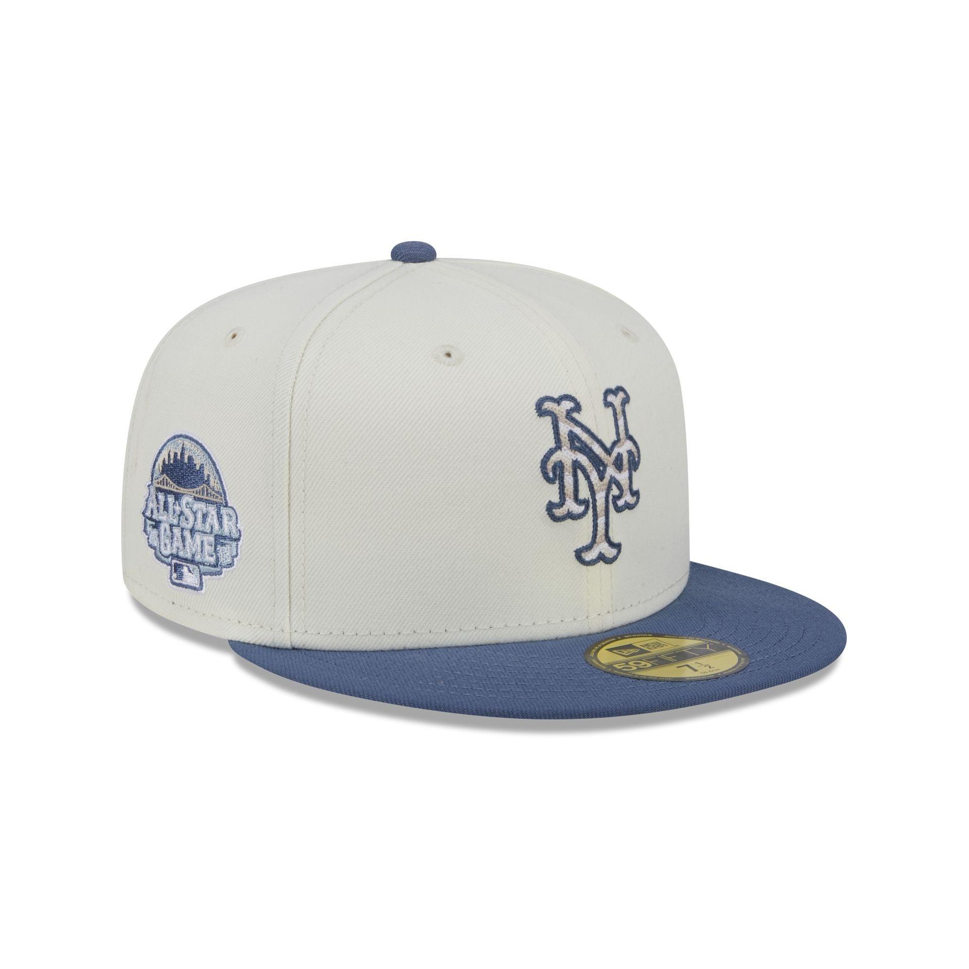 New York Mets Wavy Chainstitch 59FIFTY Fitted Hat Male Product Image