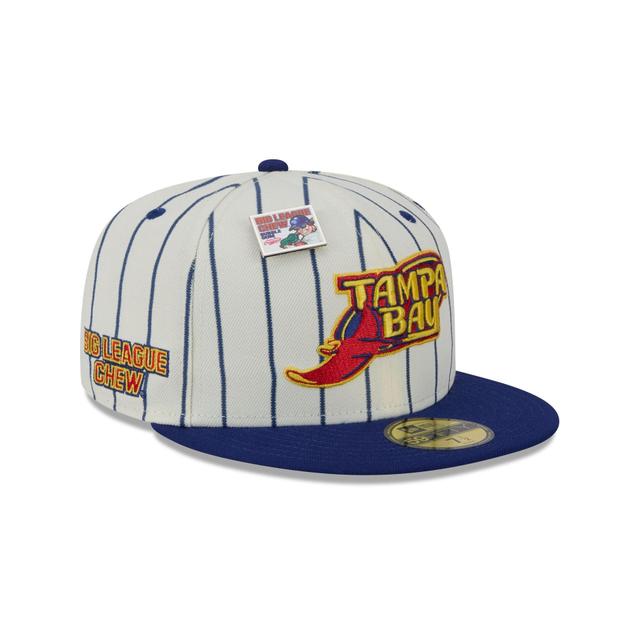 Big League Chew X Tampa Bay Rays Pinstripe 59FIFTY Fitted Hat Male Product Image