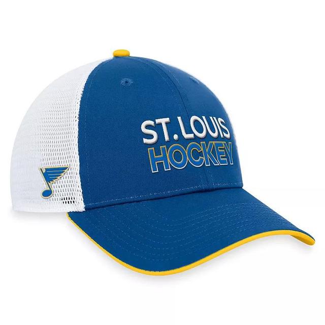 Mens Fanatics Blue St. Louis Blues Authentic Pro Alternate Jersey Adjustable Trucker Hat - Blue Product Image