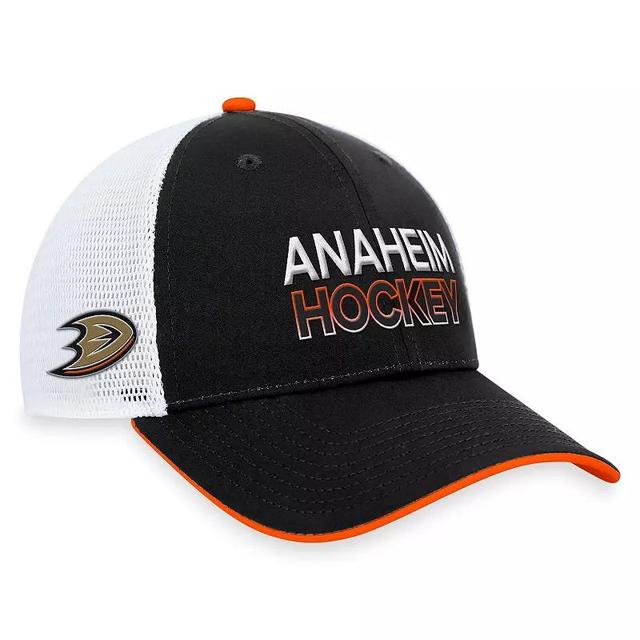 Mens Fanatics Branded Anaheim Ducks Authentic Pro Rink Trucker Adjustable Hat Product Image