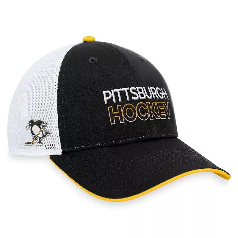 Mens Fanatics Branded Pittsburgh Penguins Authentic Pro Alternate Jersey Trucker Adjustable Hat Product Image