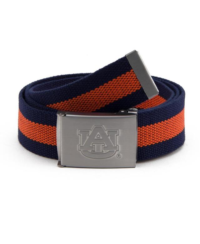 Mens Auburn Tigers Fabric Belt Product Image