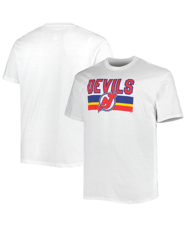 Mens Fanatics White New Jersey Devils Big and Tall Special Edition 2.0 T-shirt Product Image