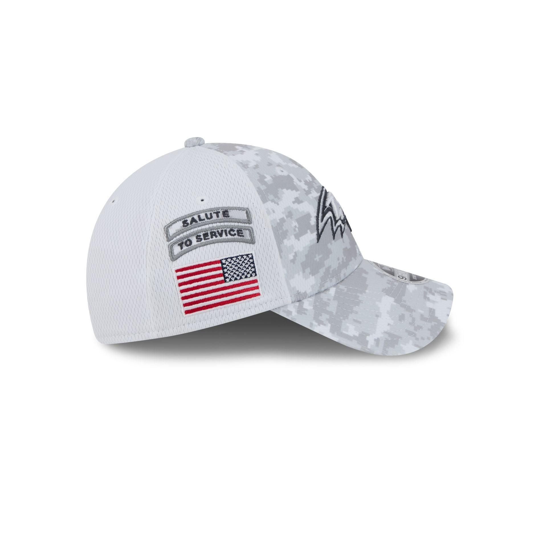 Baltimore Ravens 2024 Salute to Service 9FORTY Stretch-Snap Hat Male Product Image