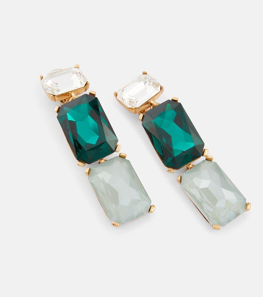 Crystal-embellished Earrings In Multicoloured Product Image