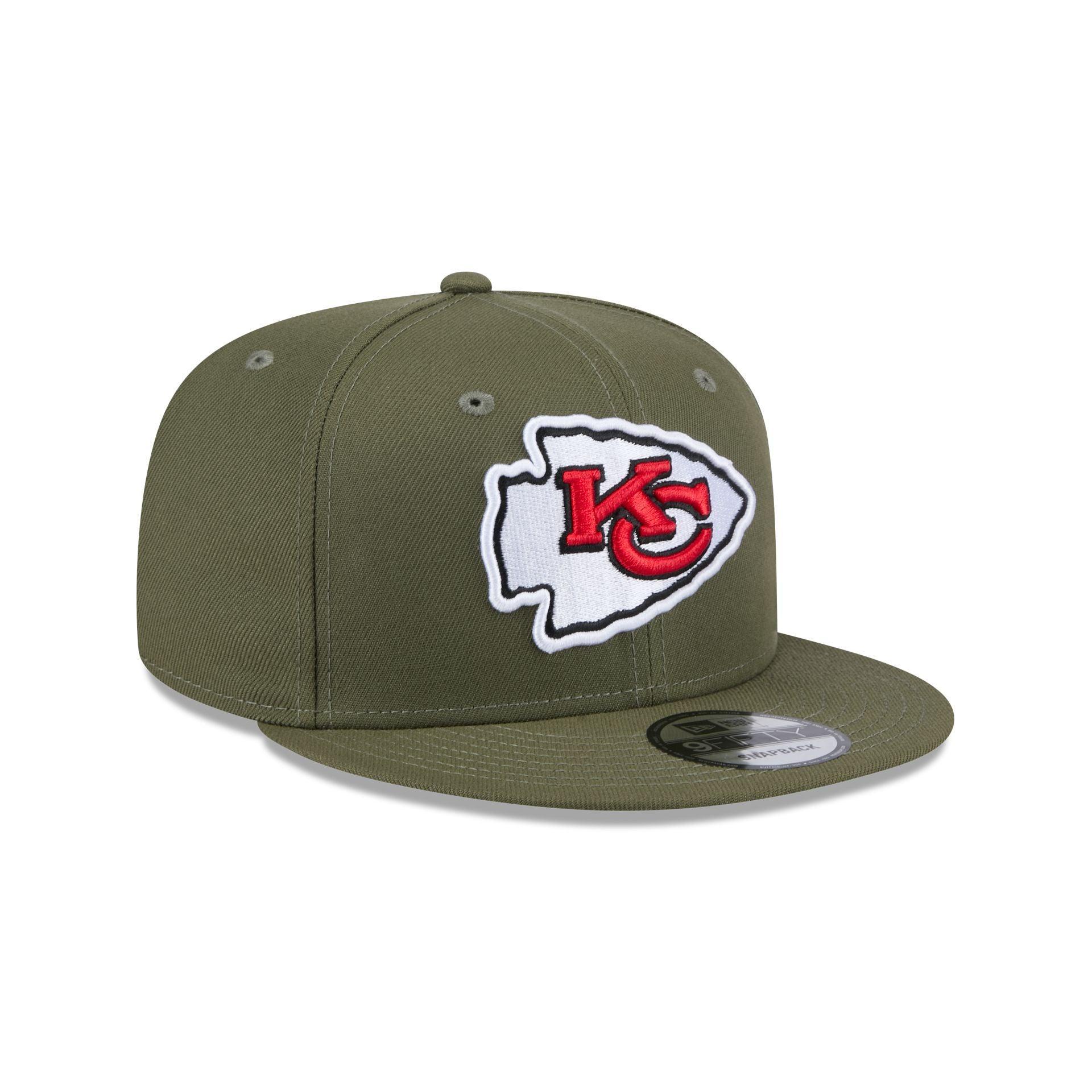 Kansas City Chiefs Olive 9FIFTY Snapback Hat Male Product Image