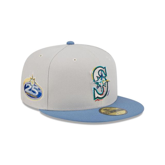 Seattle Mariners Color Brush 59FIFTY Fitted Hat Male Product Image