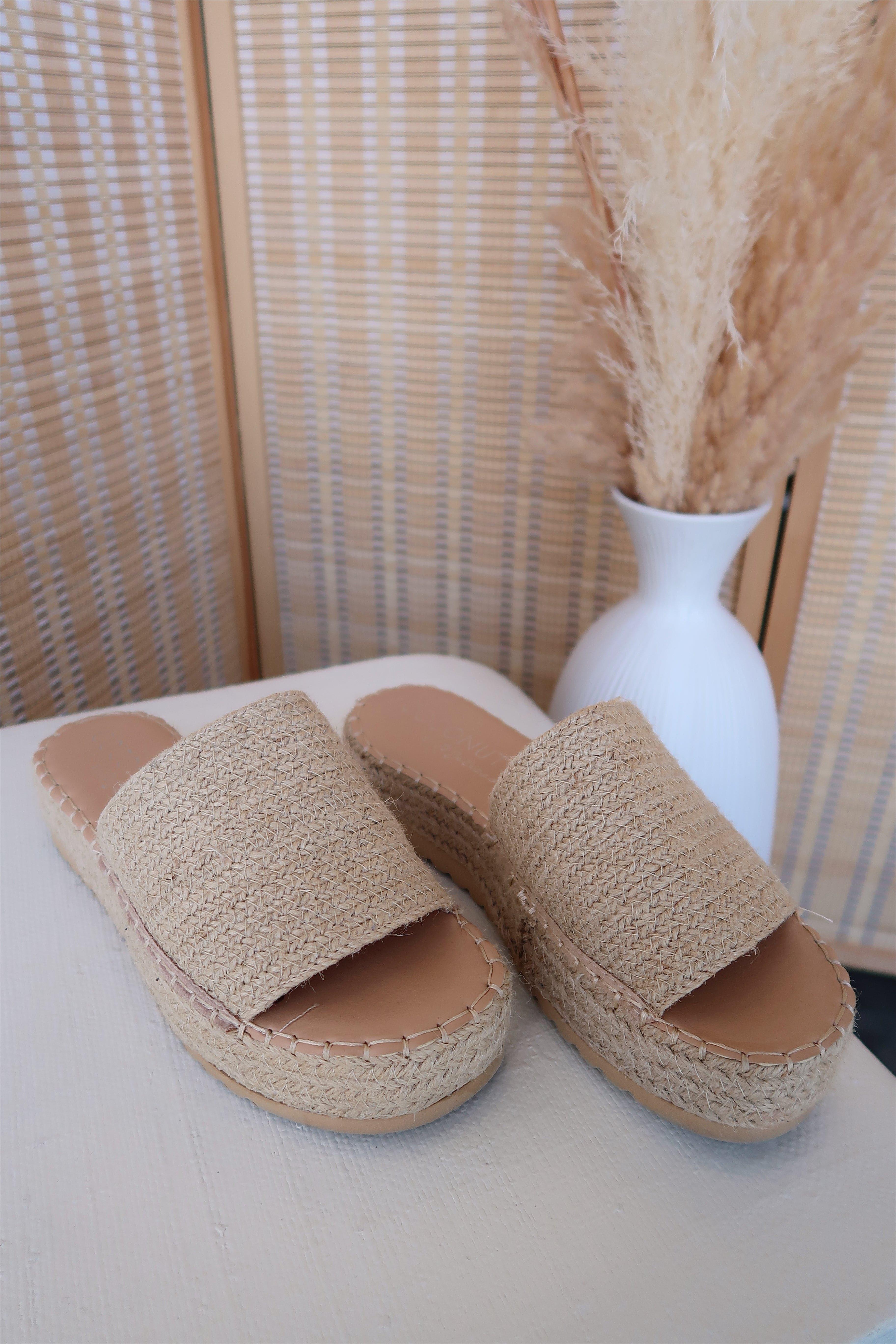 Coconuts by Matisse Del Mar Natural Platform Slide Product Image