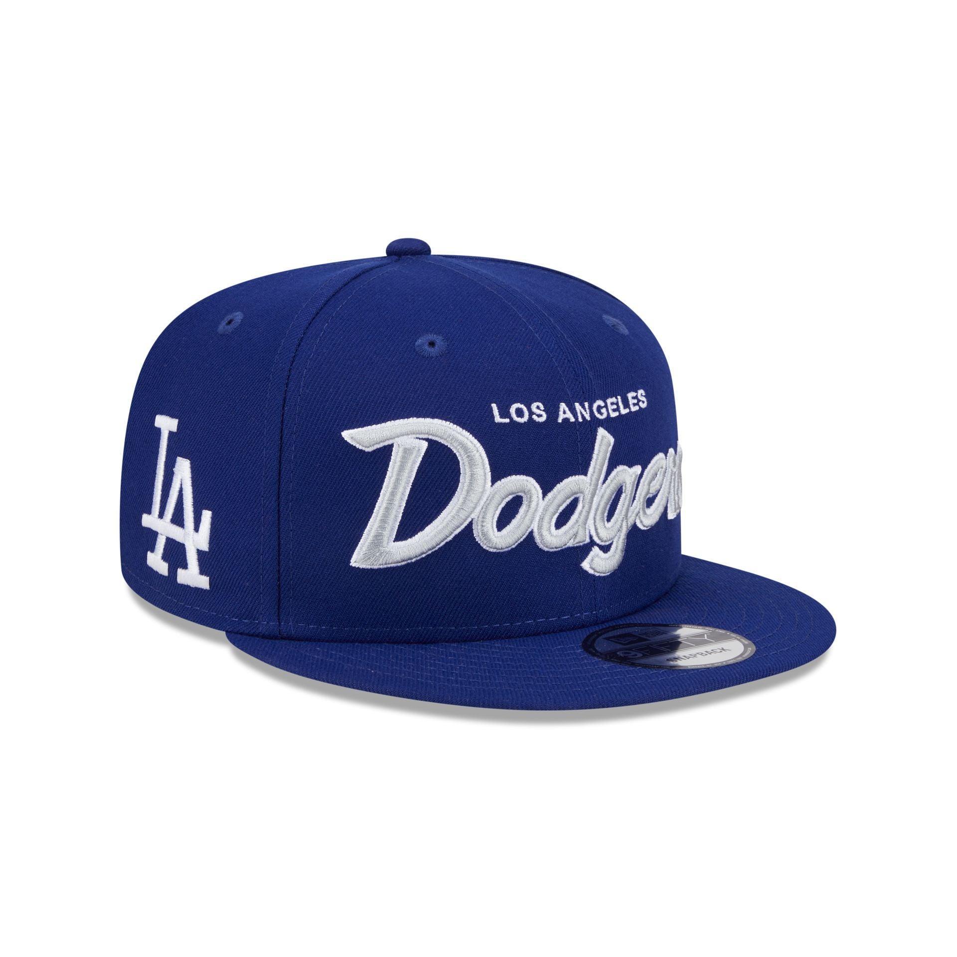 Los Angeles Dodgers Wordmark 9FIFTY Snapback Hat Male Product Image