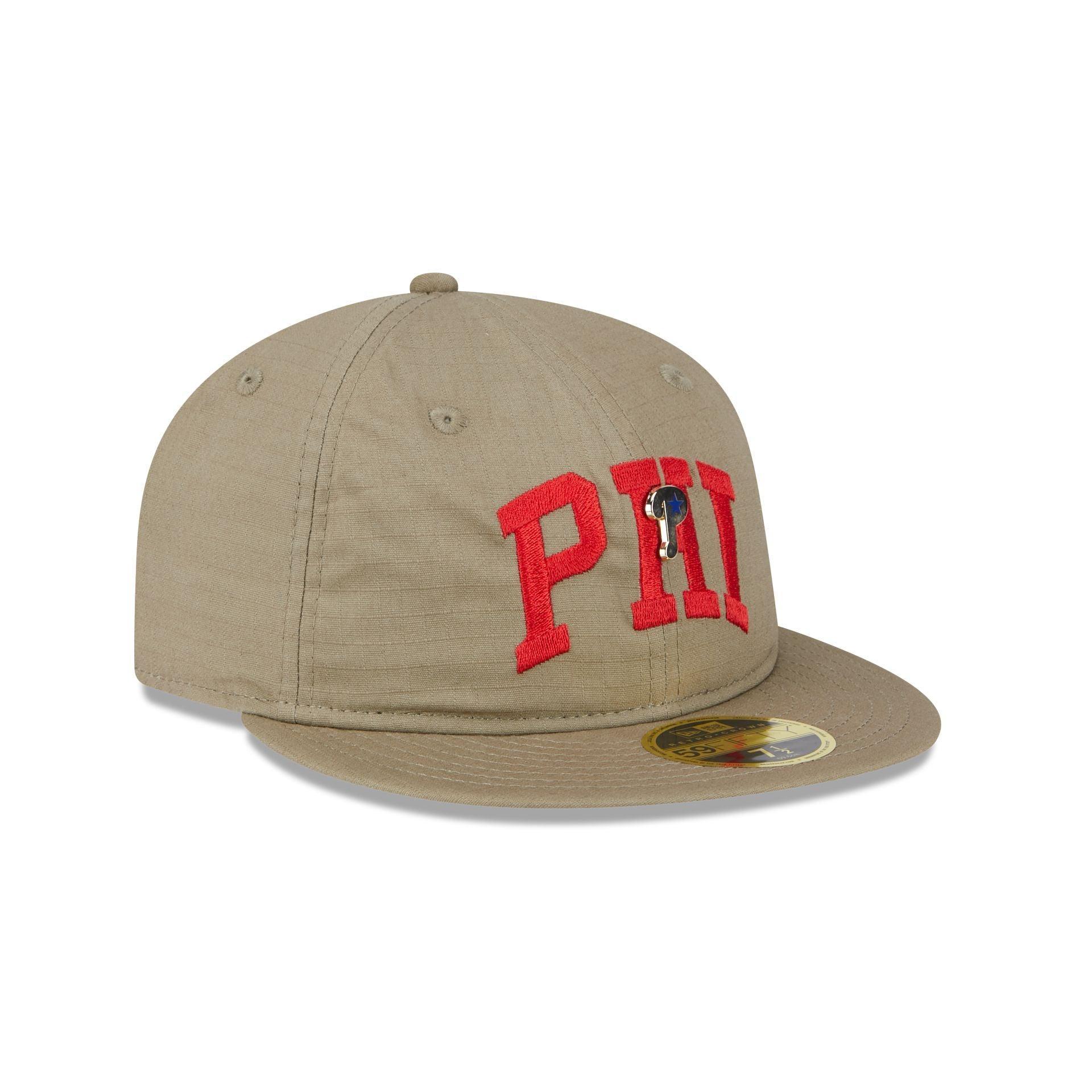 Philadelphia Phillies Logo Pin Retro Crown 59FIFTY Fitted Hat Male Product Image