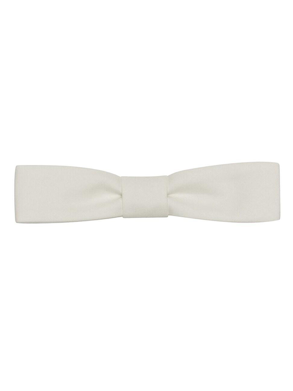 Mens Rectangular Bow Tie in Cotton Poplin Product Image