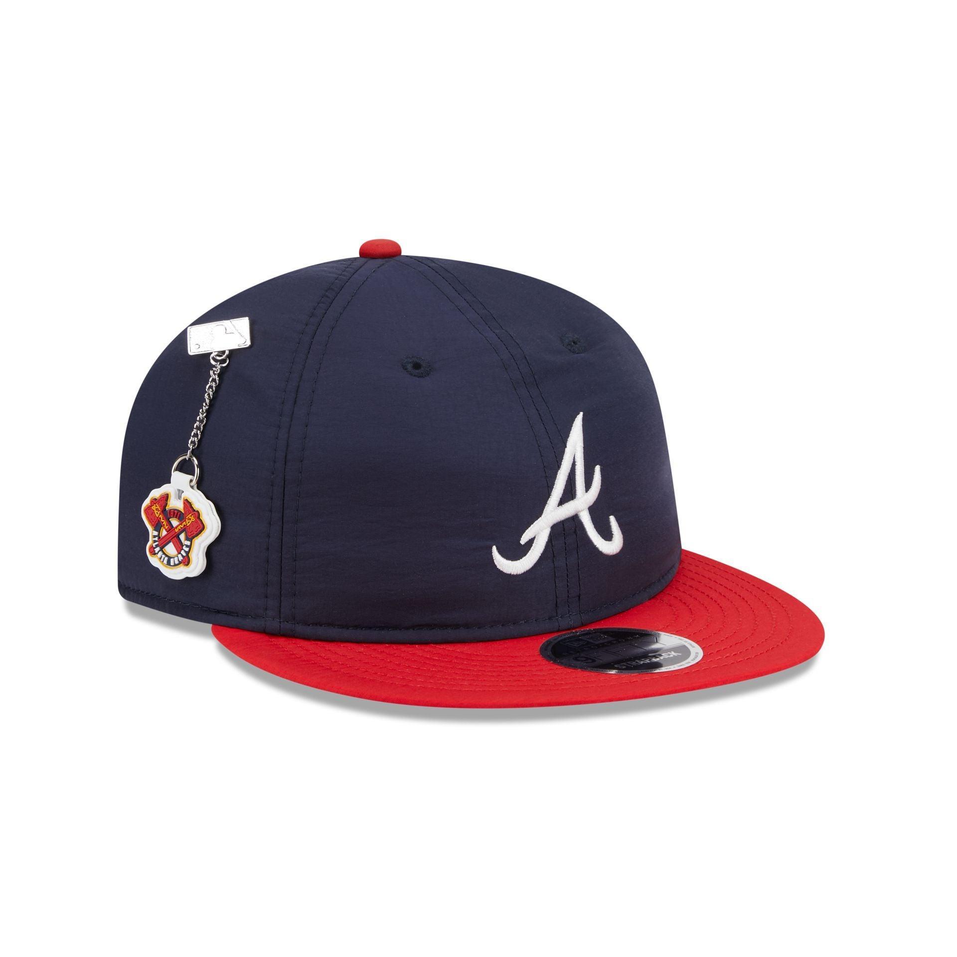 Atlanta Braves Team Color Retro Crown 9FIFTY Adjustable Hat Male Product Image