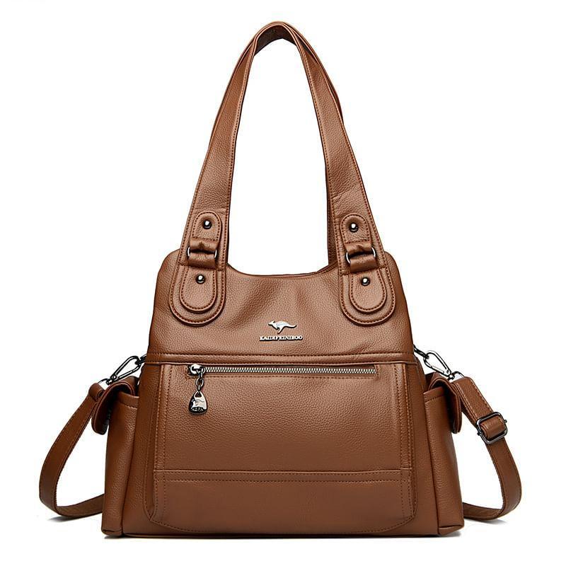 Faux Leather Tote Bag Product Image