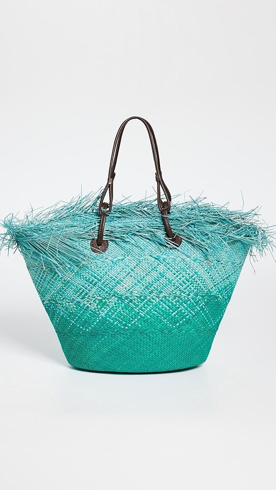 Sensi Studio Medium Basket Tote with Frayed Border | Shopbop Product Image