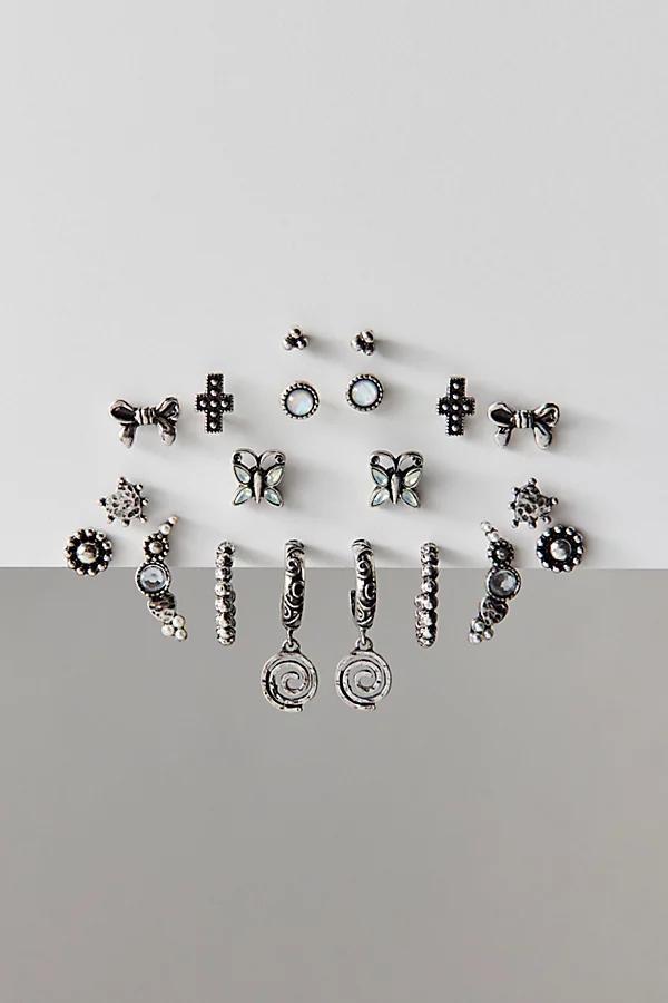 Astrid Post & Hoop Earring Set Womens at Urban Outfitters Product Image