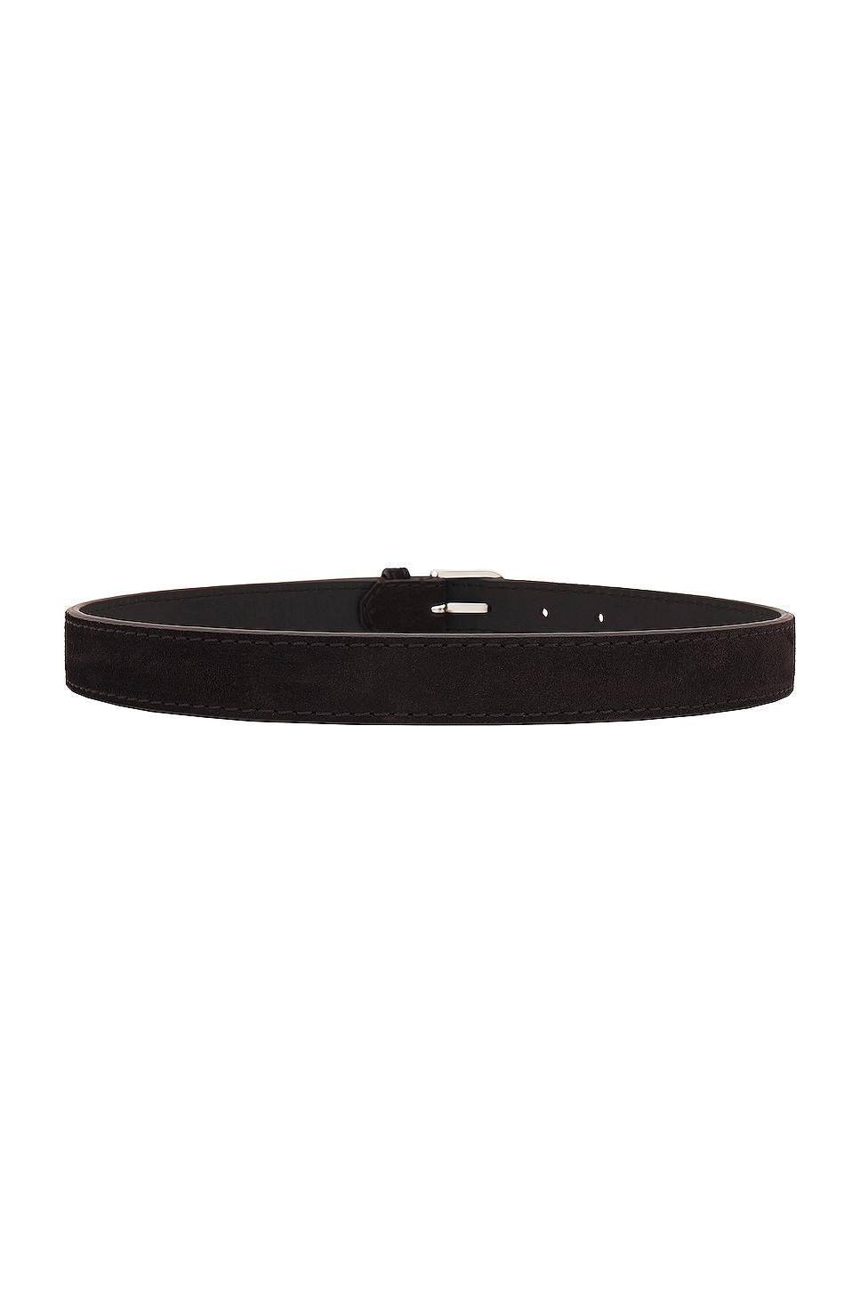 Toteme Slim Trouser Belt in Chocolate Product Image