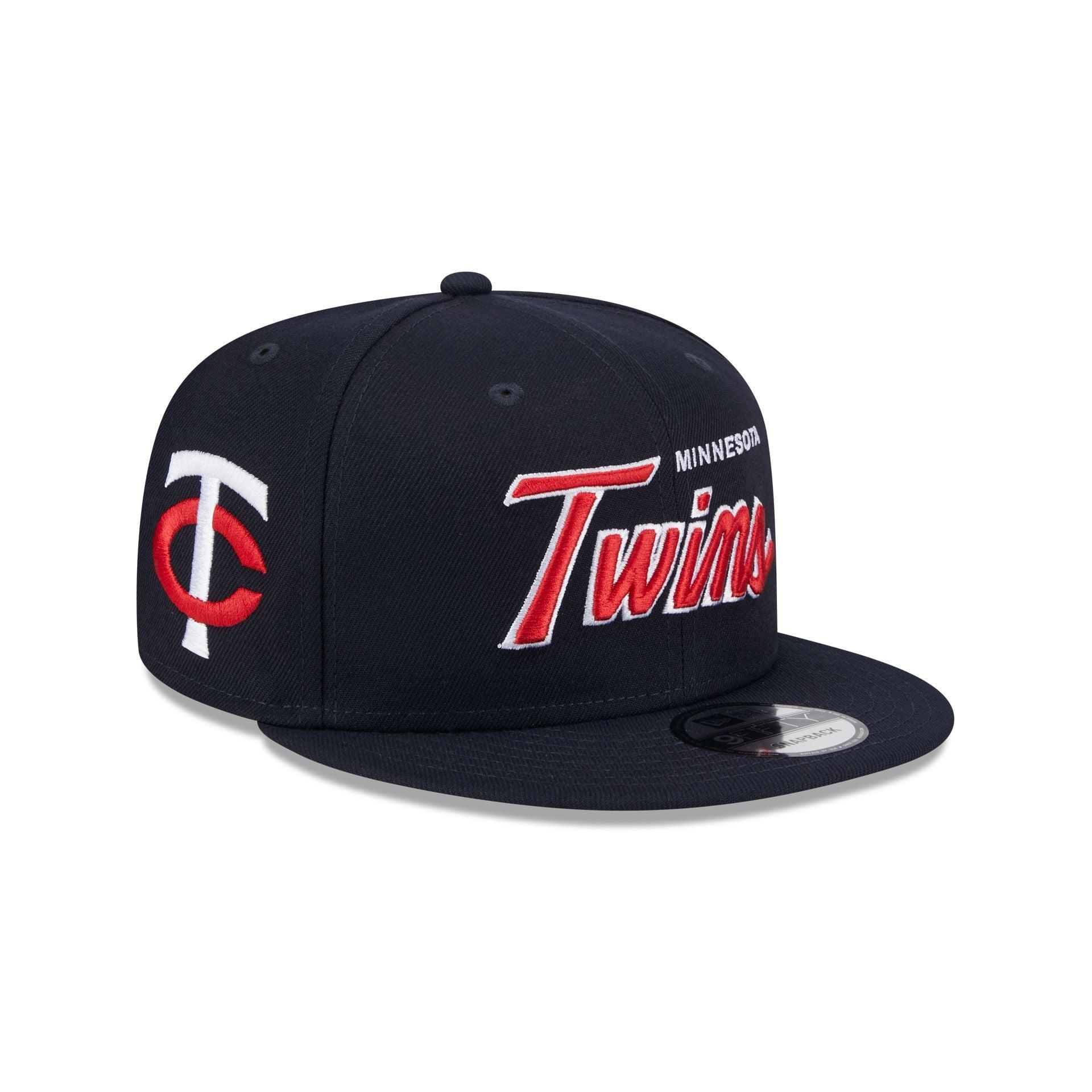 Minnesota Twins Wordmark 9FIFTY Snapback Hat Male Product Image