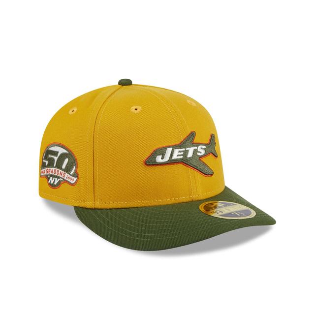 New York Jets Cinnamon Sage Low Profile 59FIFTY Fitted Hat Male Product Image