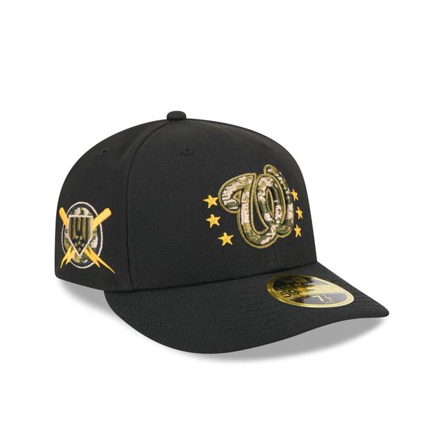 Washington Nationals Armed Forces Day 2024 Low Profile 59FIFTY Fitted Hat Male Product Image