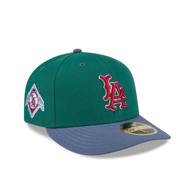 Los Angeles Angels Green Gemstone Low Profile 59FIFTY Fitted Hat Male Product Image