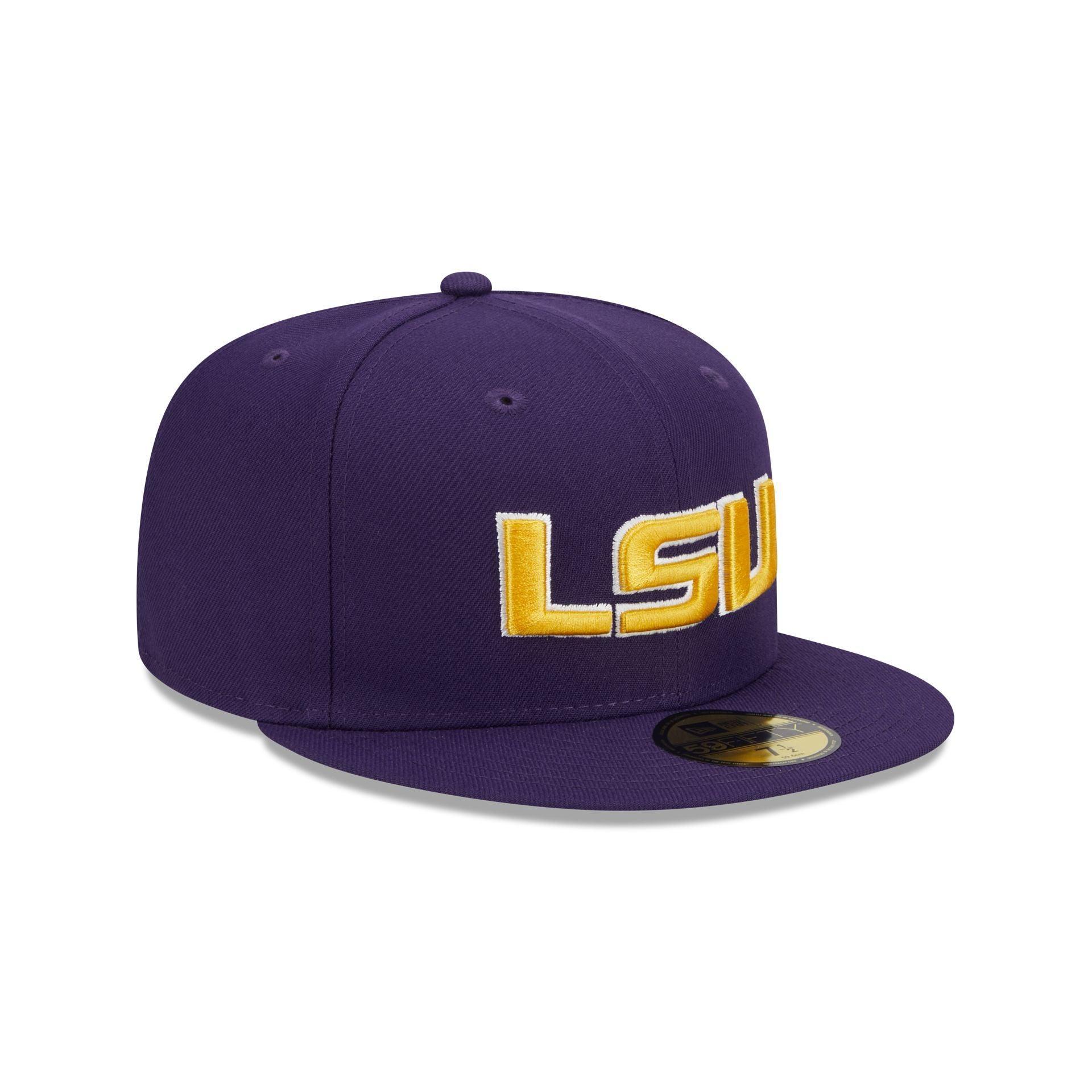 LSU Tigers Purple 59FIFTY Fitted Hat Male Product Image